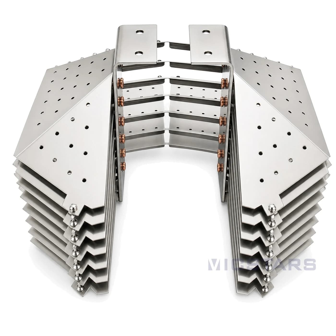 Stacked Cryopump Panels