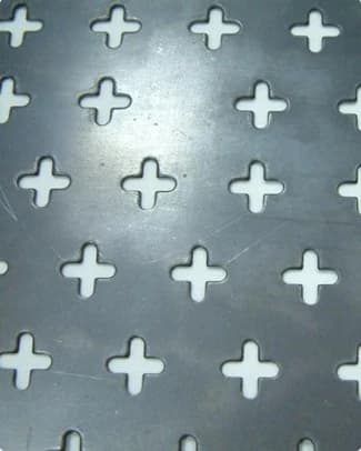 Cross-Hole Sheet