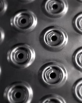 Spin-Dryer Drum Perforations