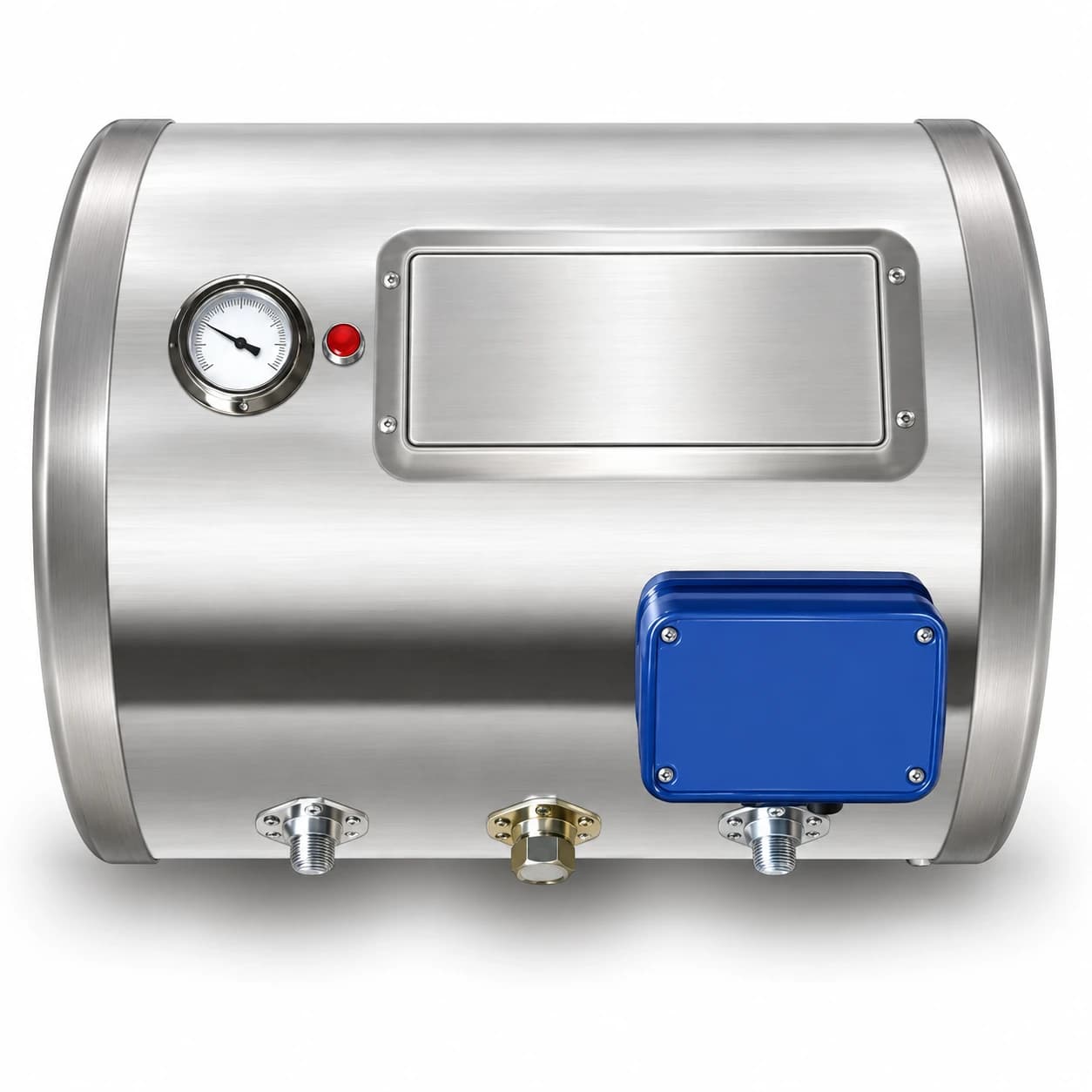Horizontal wall-mounted heater