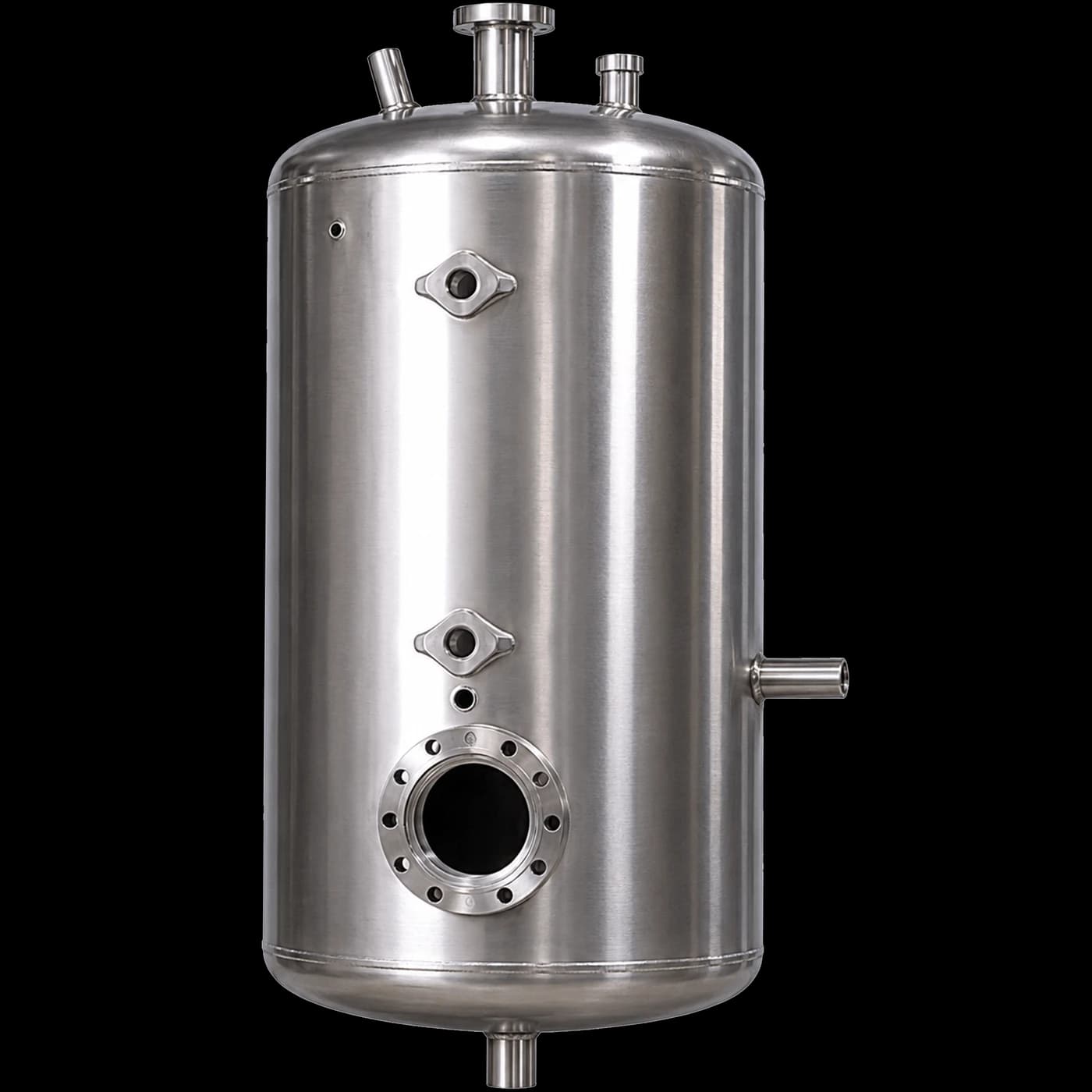 Inner tank with pipe connections